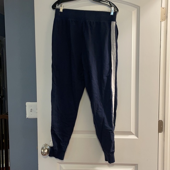 H&M blue with white strip jogging pants medium - Picture 4 of 5